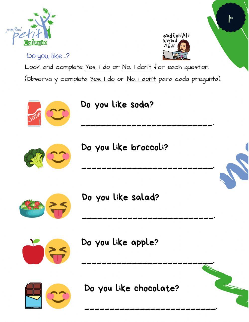 Unit 4. healthy and junk food - unit test