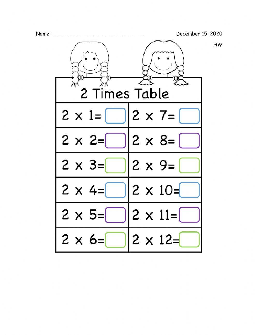 Math HW 12-15 worksheet | Live Worksheets