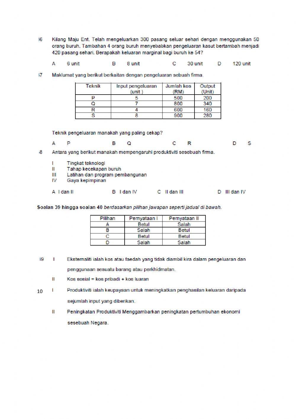 TOPIK T4 Bab 4 :Pengeluaran