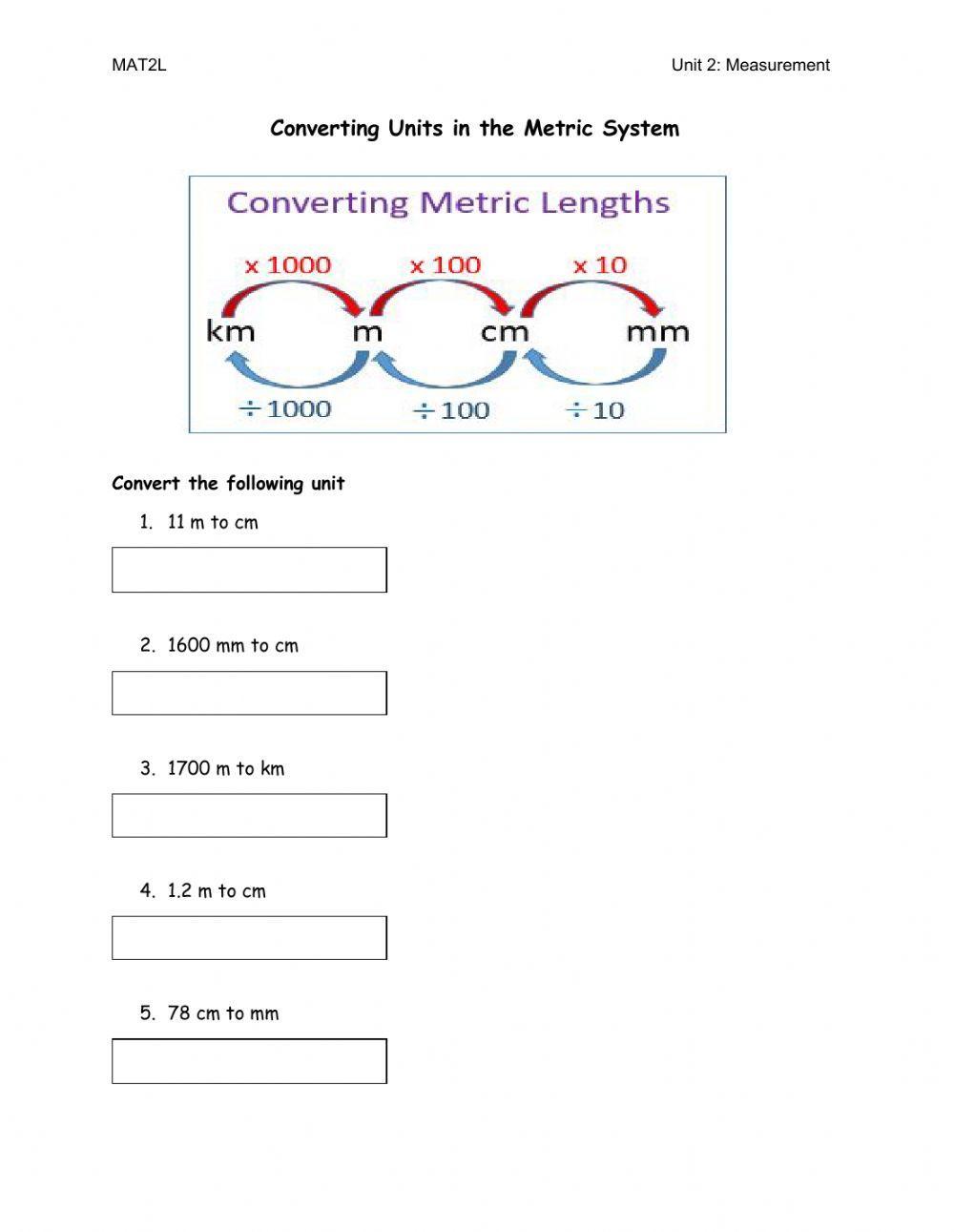 591588 | Converting Units | Hala Kaeid | LiveWorksheets