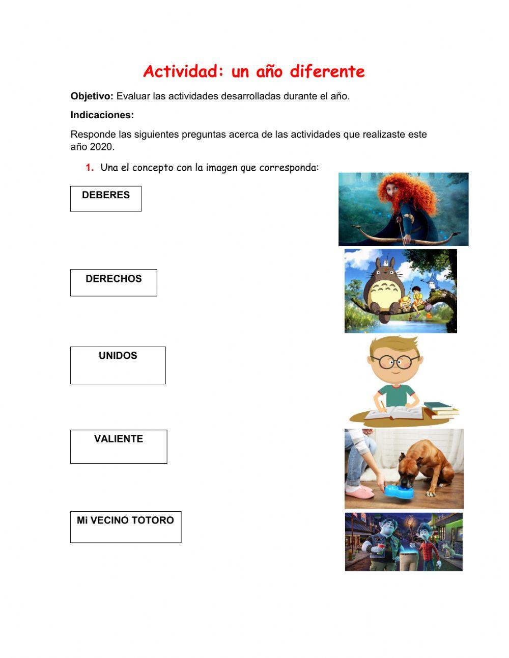 Actividad de Finalización de año 2020