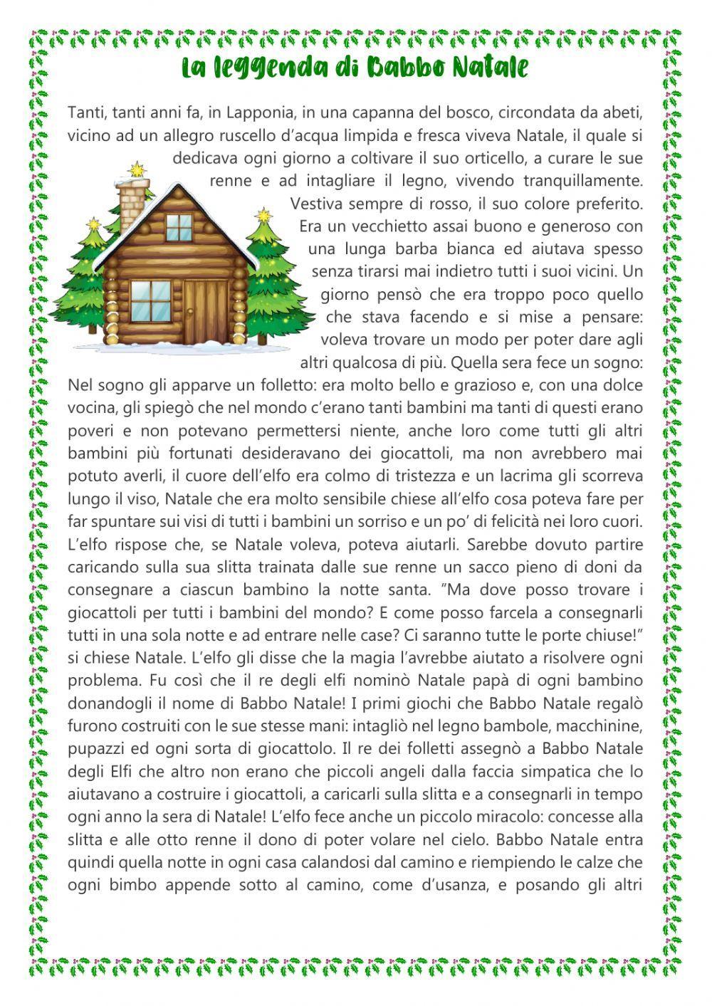 La leggenda di Babbo Natale La leggenda di Babbo Natale