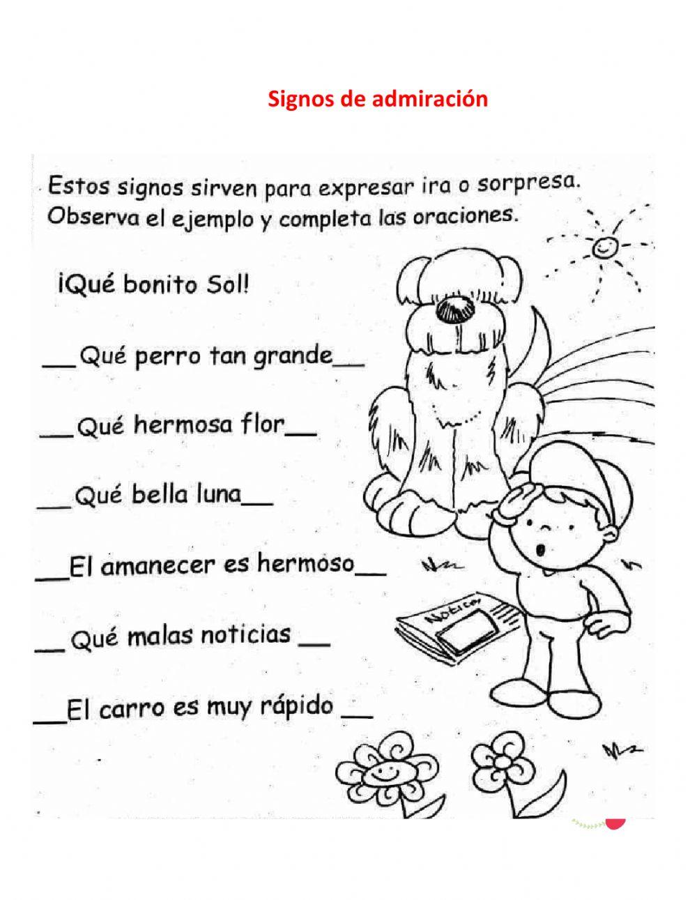 Signos de admiración