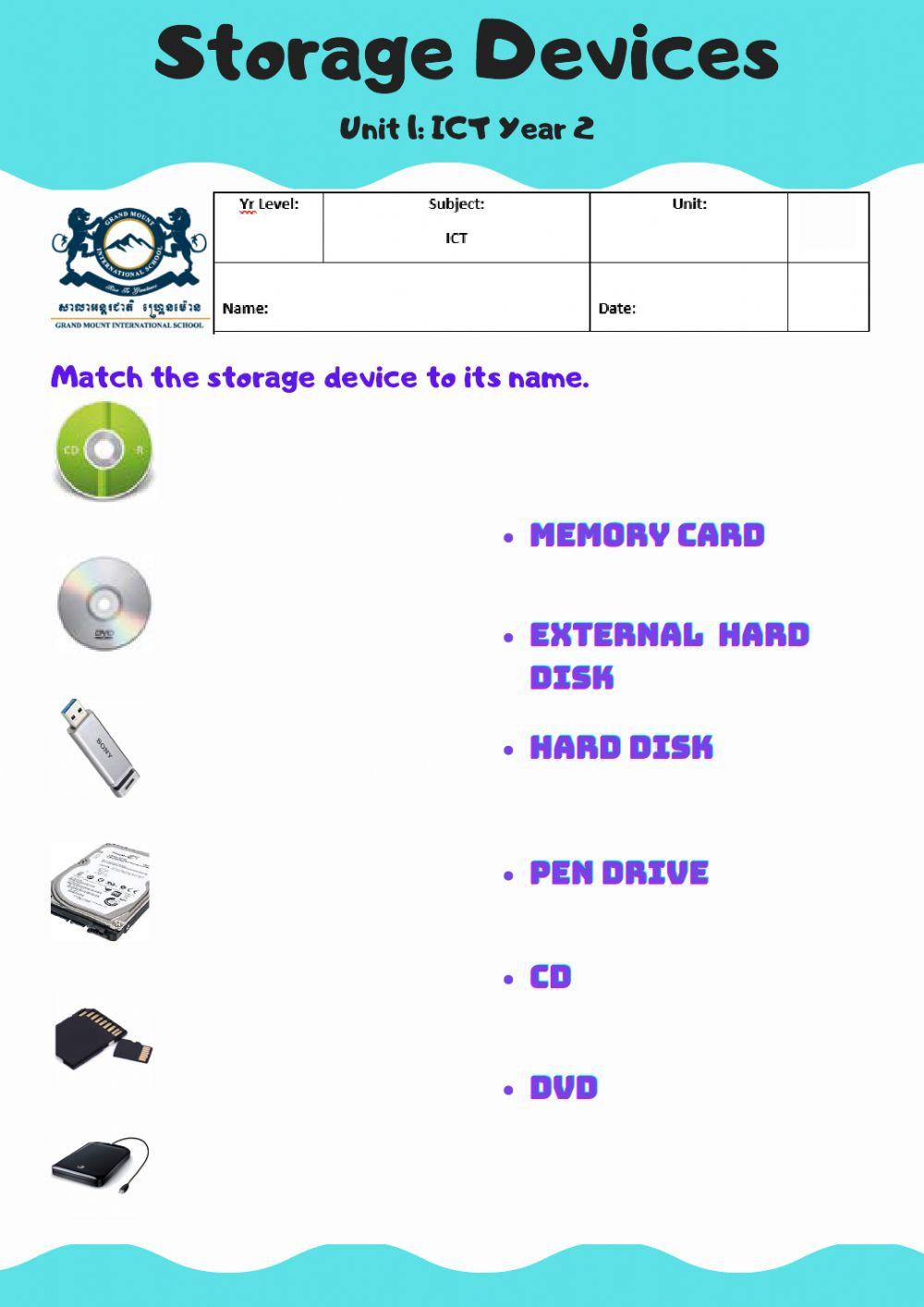Secondary Storage Devices