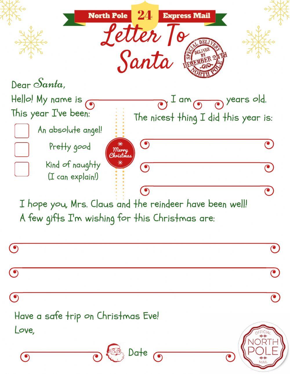 Letter to Santa