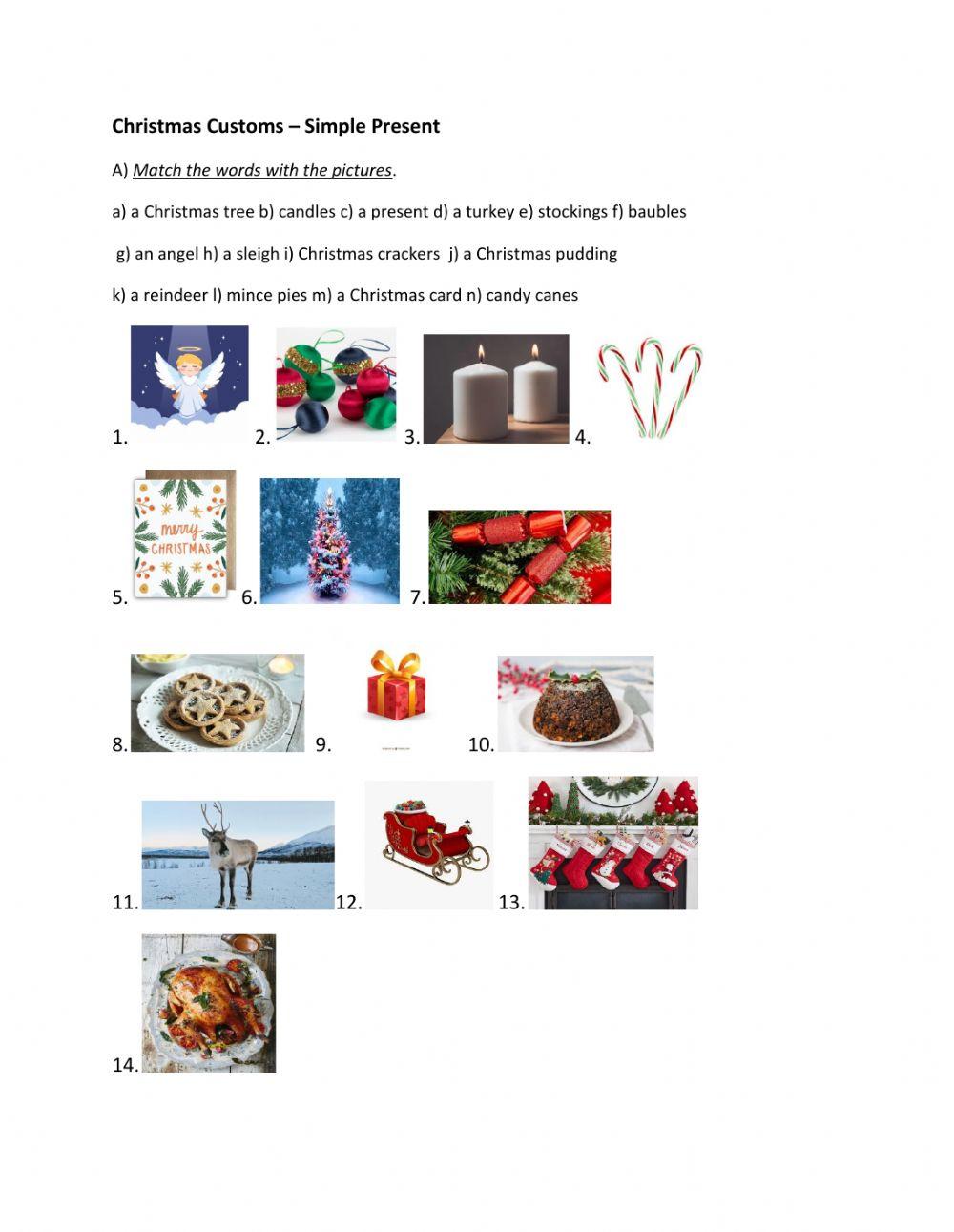 Simple Present - Christmas