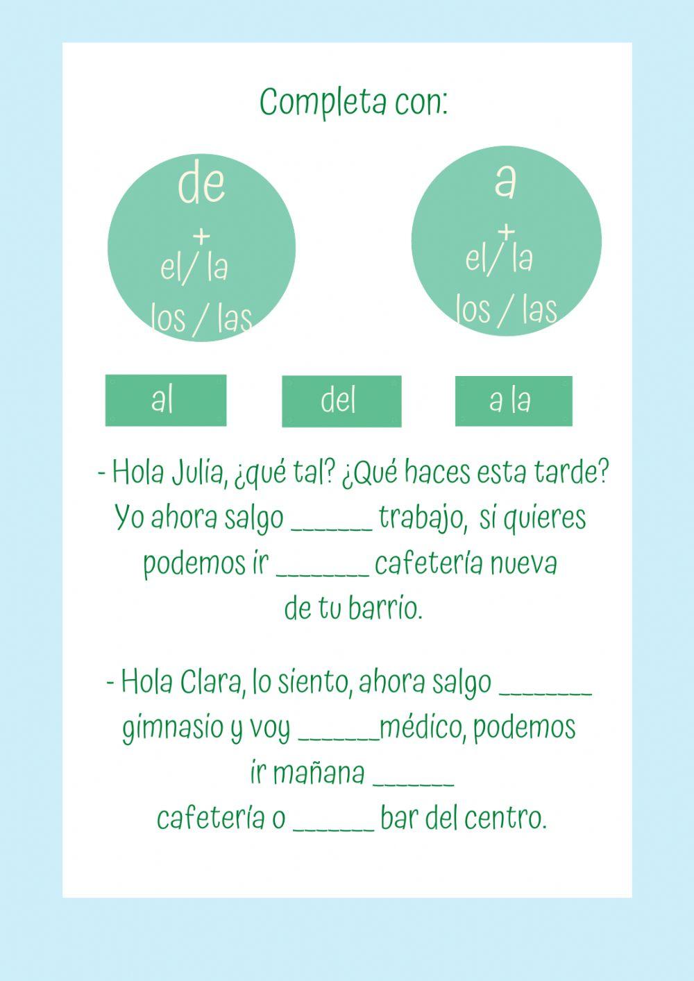 Preposiciones y verbos de movimiento