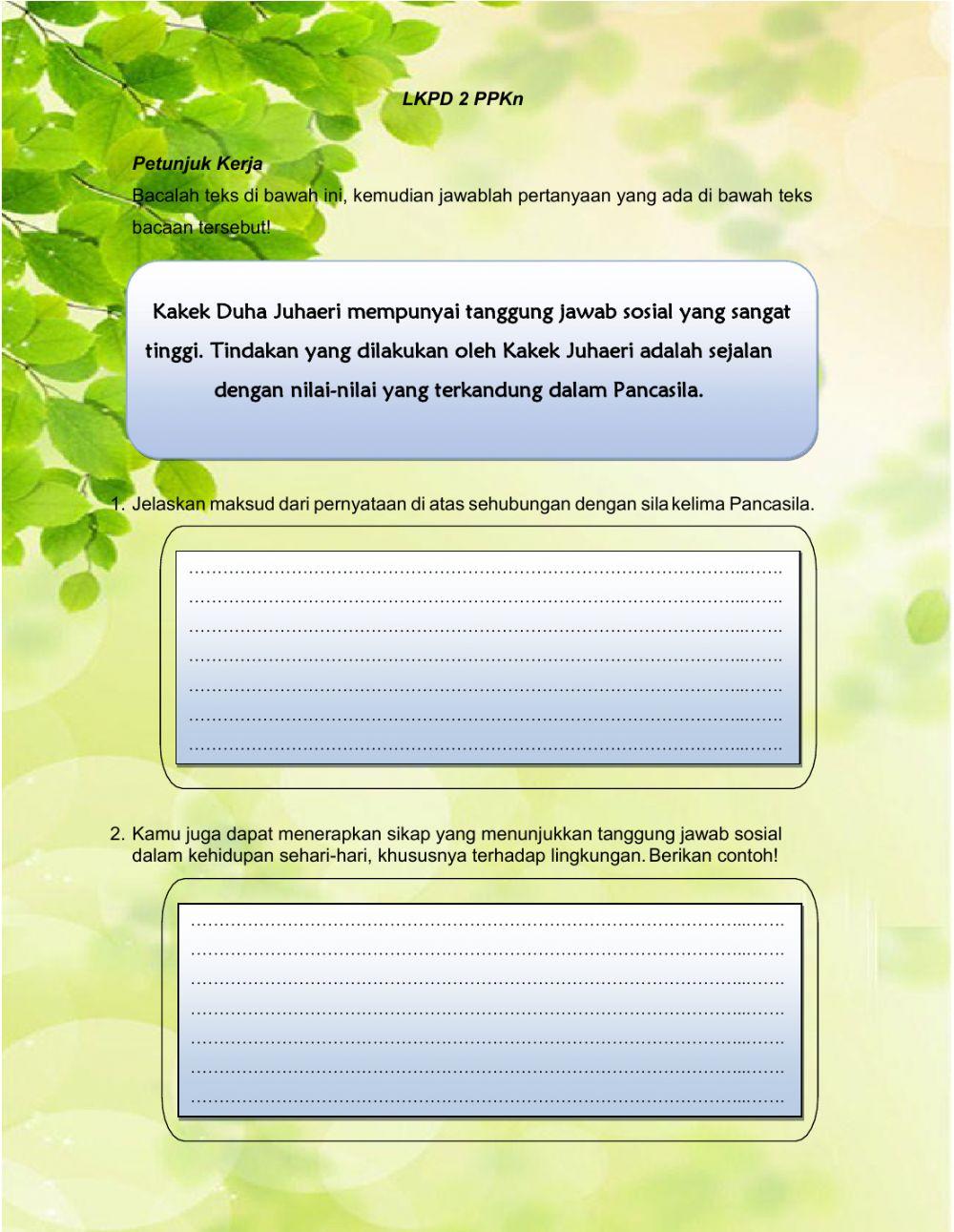 Lembar Kerja Peserta Didik (LKPD)