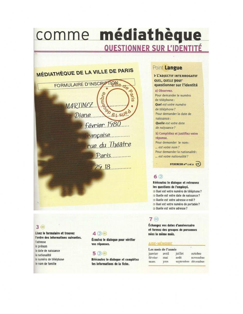 Demander des informations