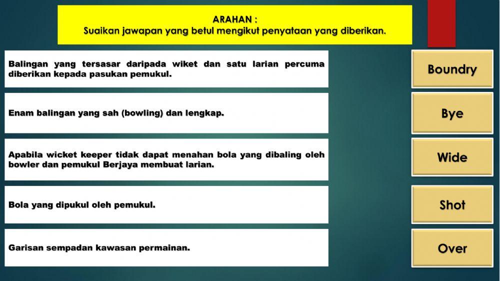 Unit 4 - permainan : kriket