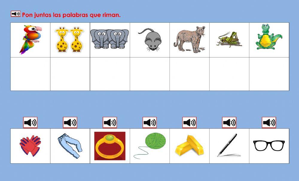 Palabras que riman-Me gustaría tener