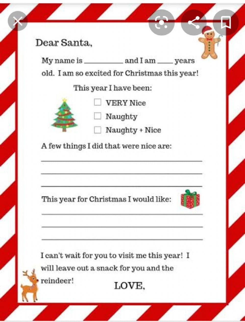 Letter to Santa