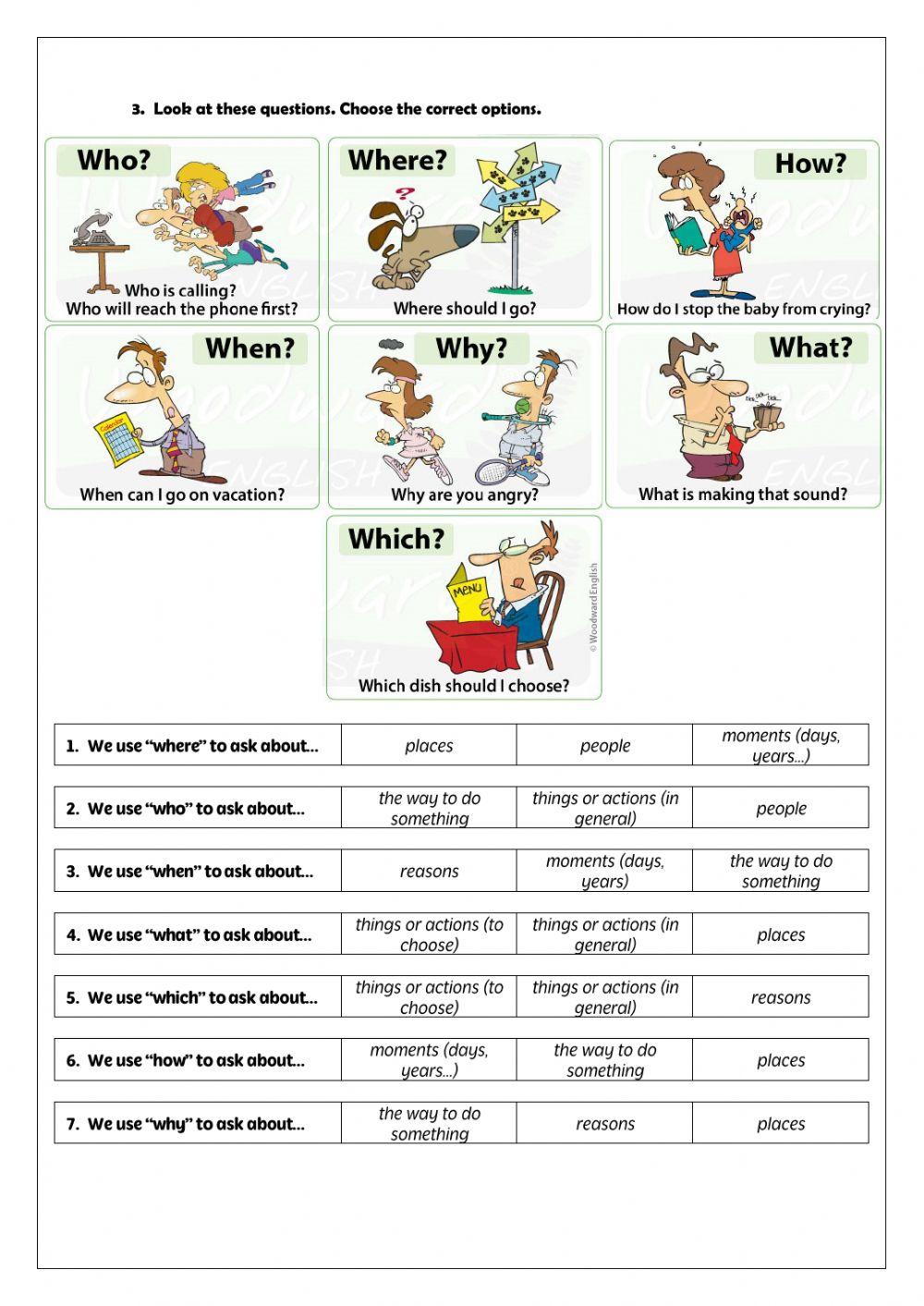 English 1st term revision (1) worksheet | Live Worksheets