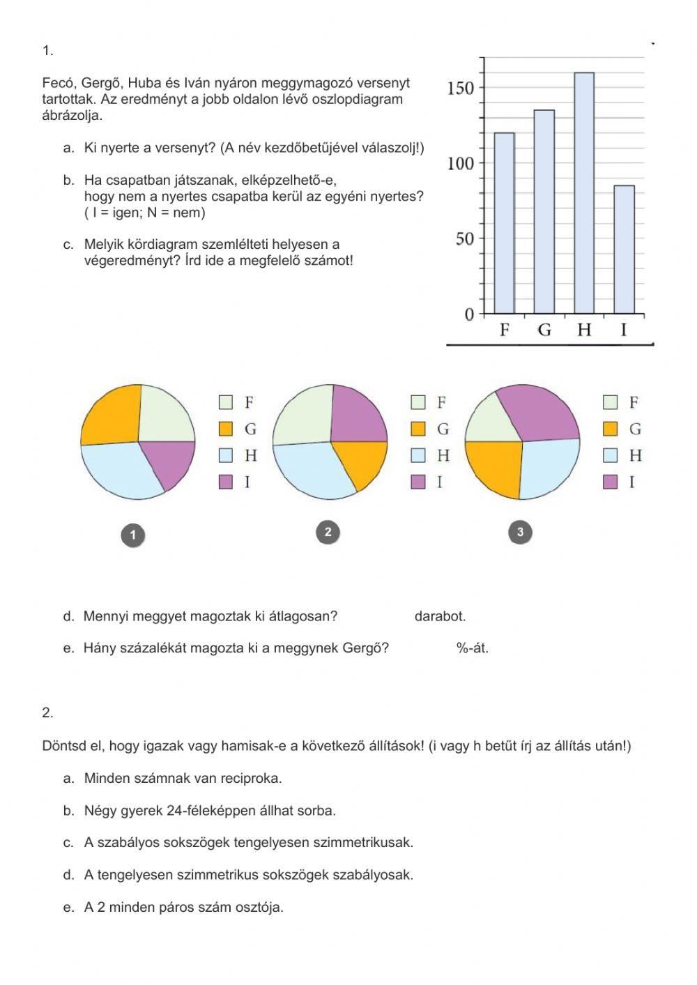 Felvételi, nyolcadik