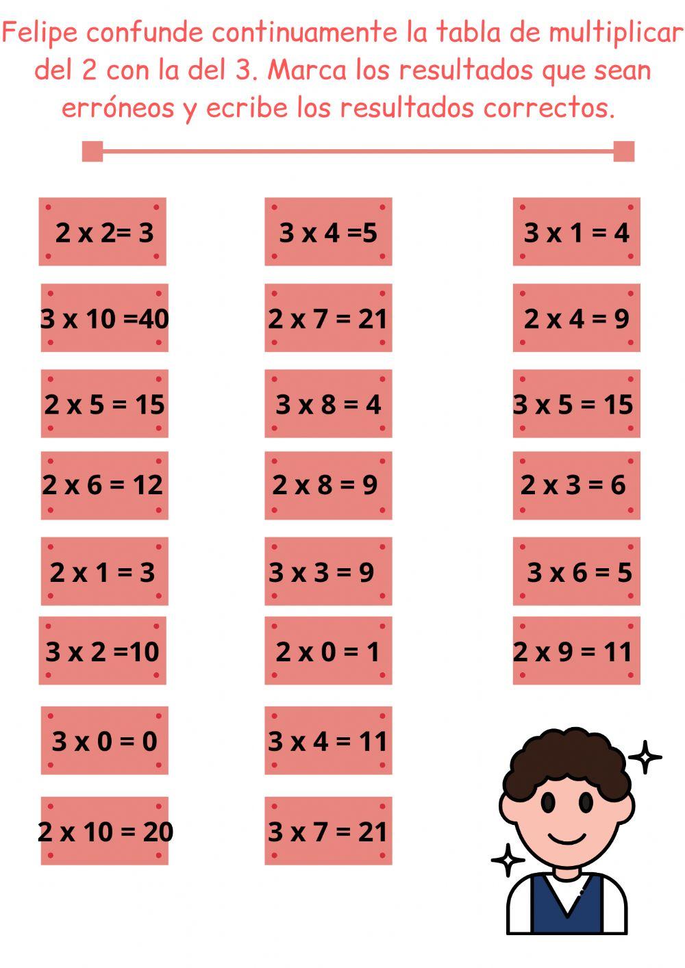 Cálculo:Multilplicaciones