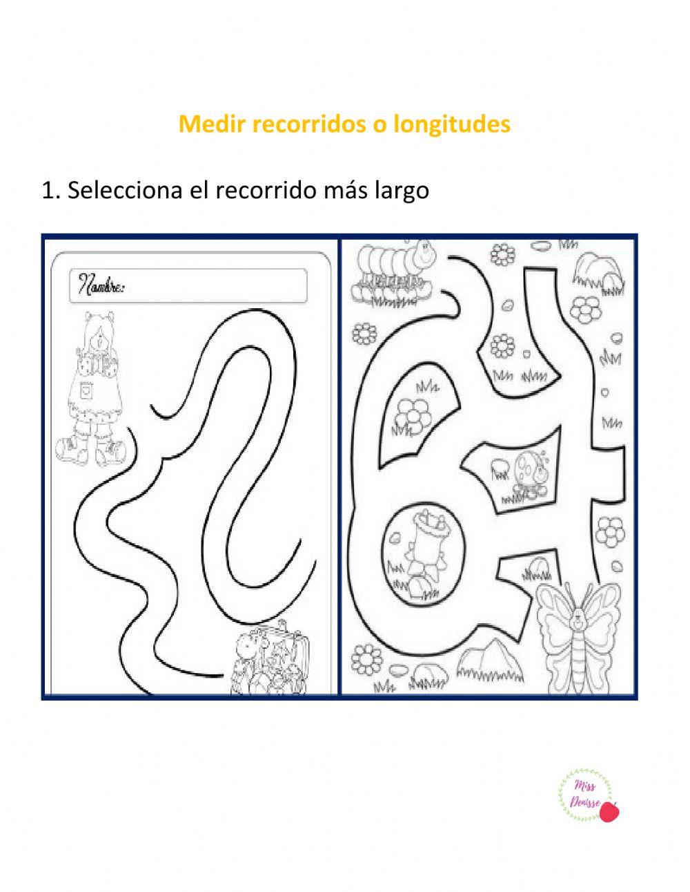 Medir recorridos o longitudes