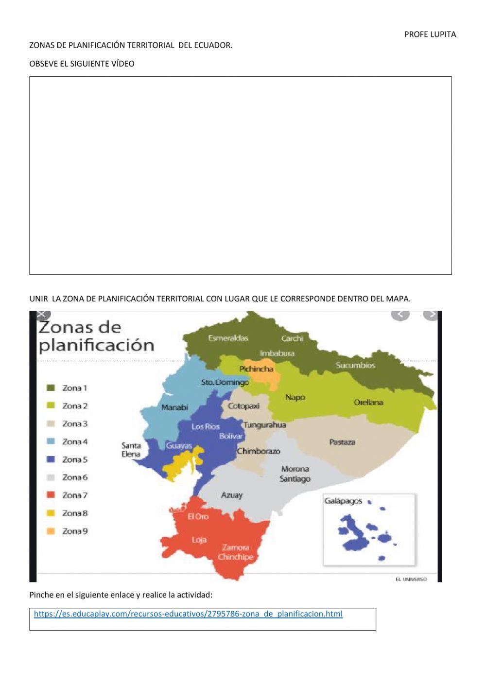 Zonas de planificción