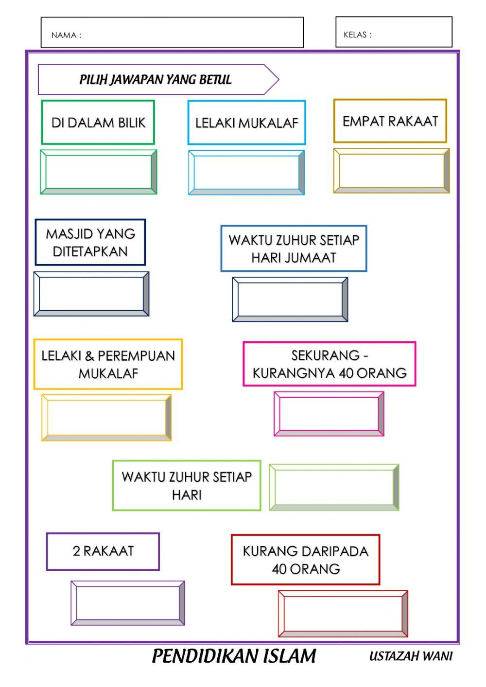 Perbezaan Solat Zuhur dan Solat Jumaat - Ustazah Wani