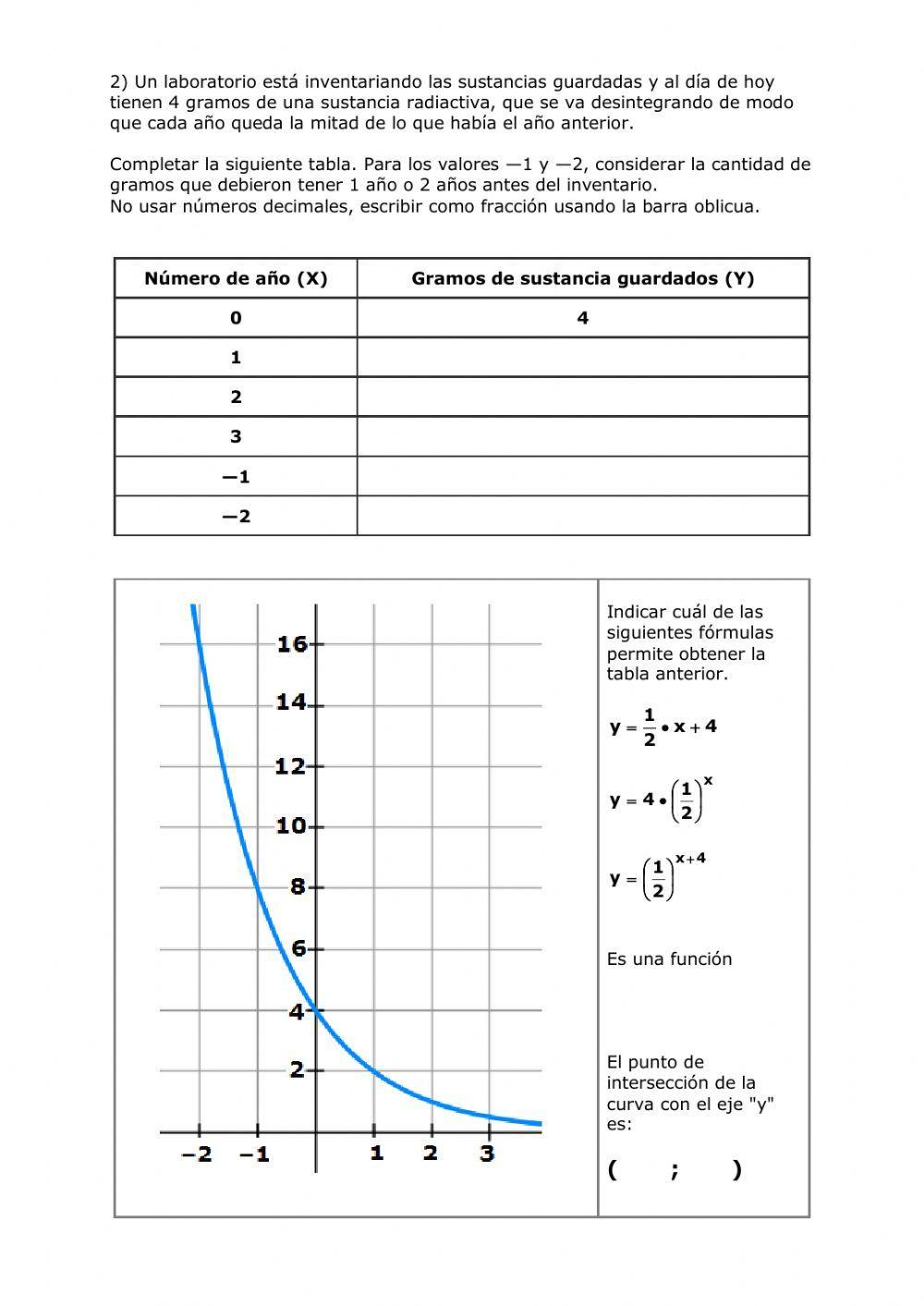 Función Exponencial 2