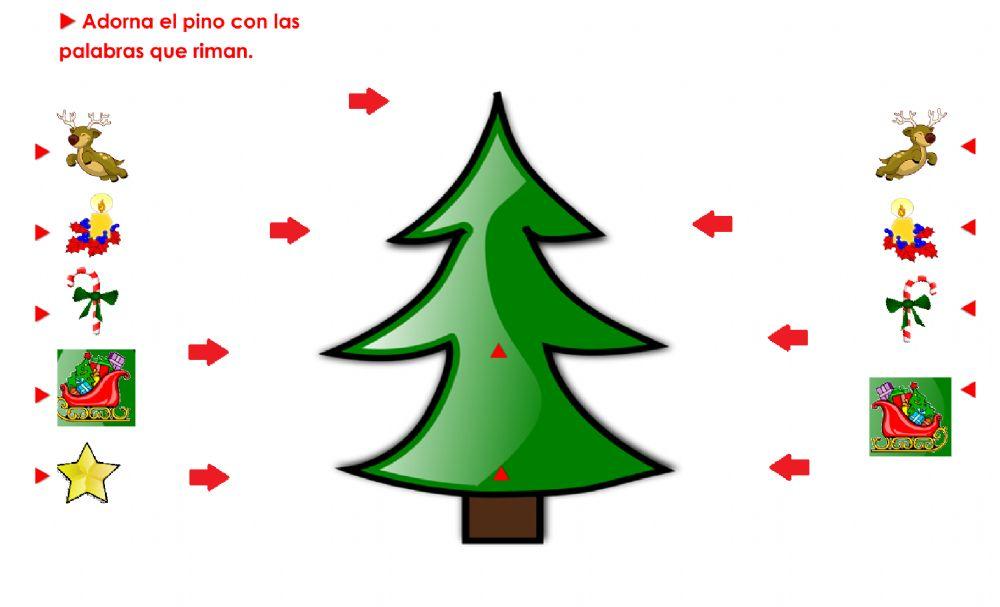 Palabras que riman-El arbol de navidad 2