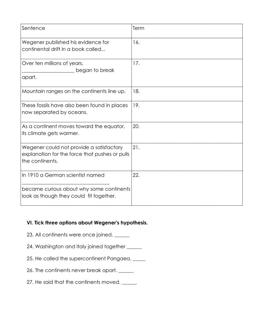 Science December Exam