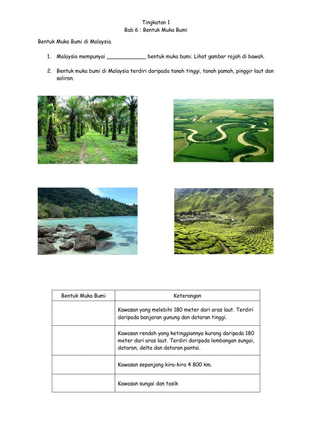 B6T1 Bentuk Muka Bumi