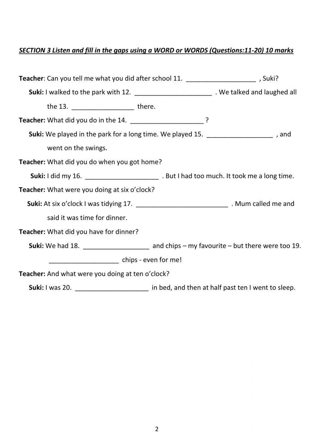 Test CP7 Listening 2