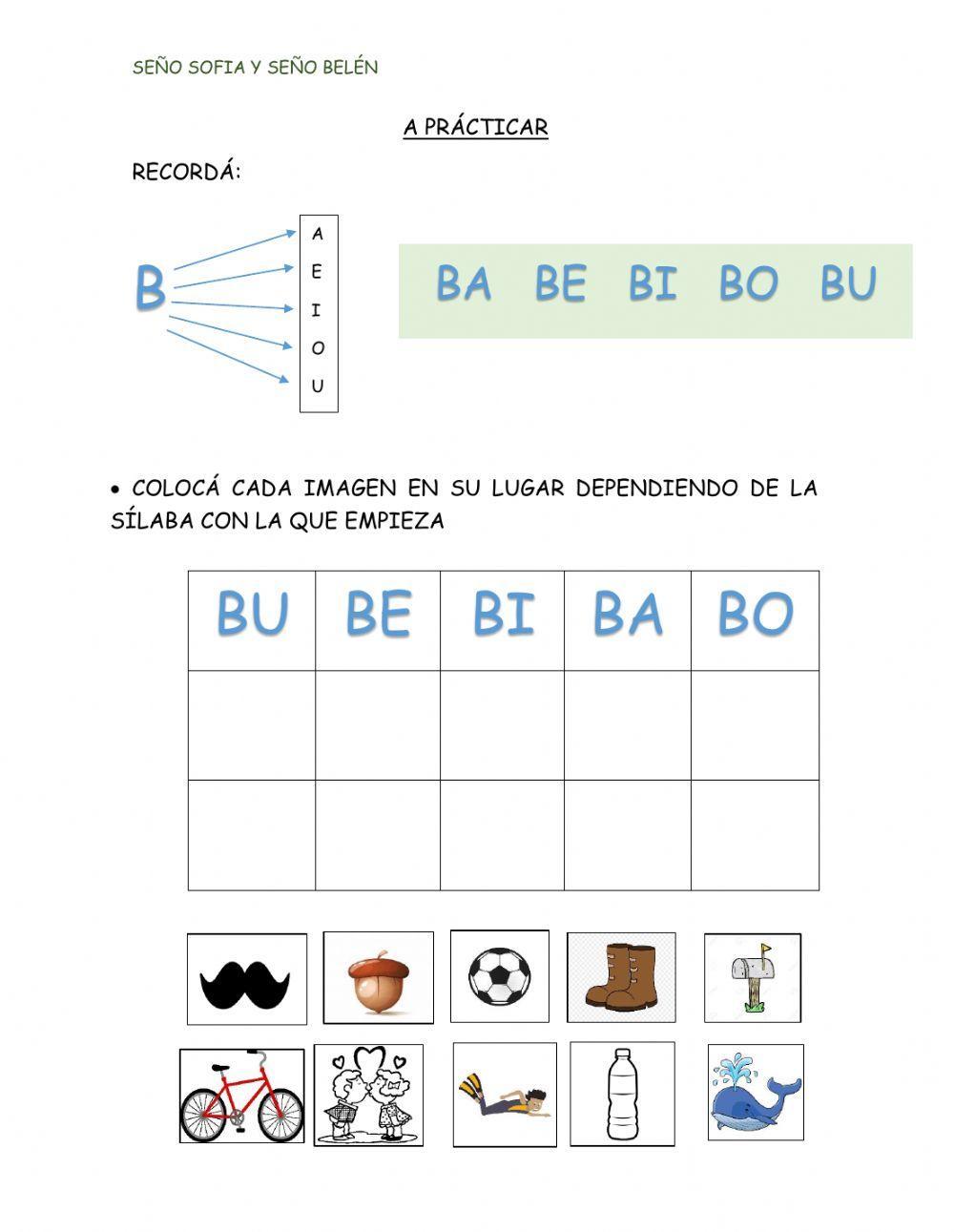Sílabas Ba Be bi Bo Bu Worksheet Live Worksheets 54% OFF Sílabas Ba Be bi Bo Bu Worksheet Live Worksheets 54% OFF