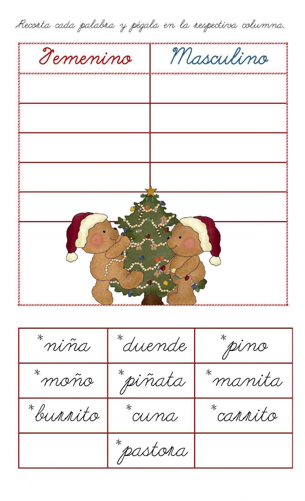 Masculino y femenino