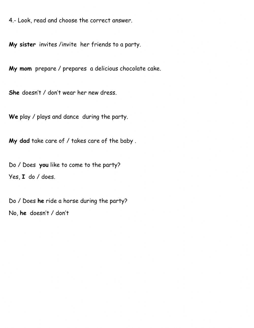 Test unit 7-8 1st grade