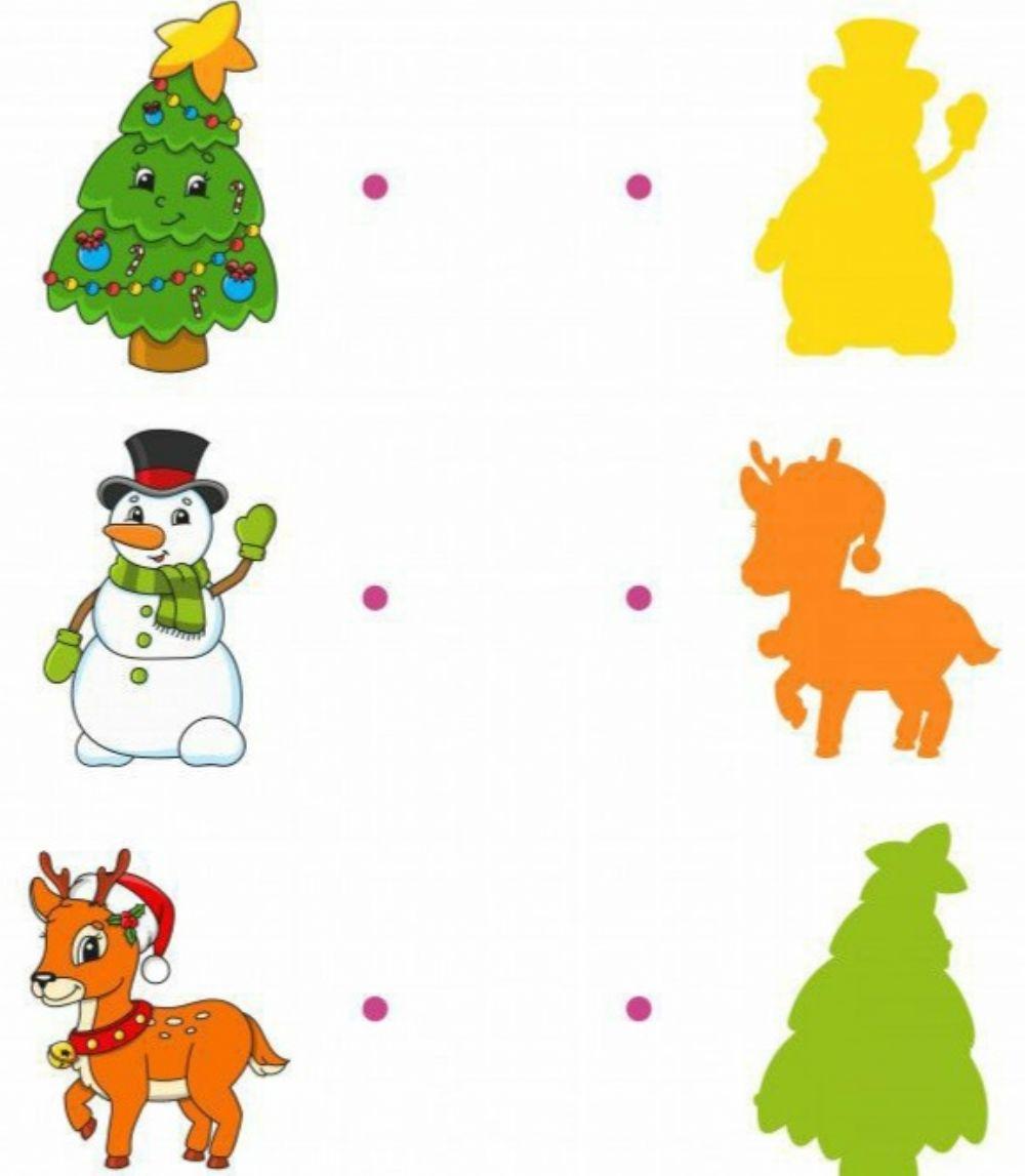 Brad, Ren Om de zapada - uneste fiecare personaj cu umbra lui(uneste punctele)