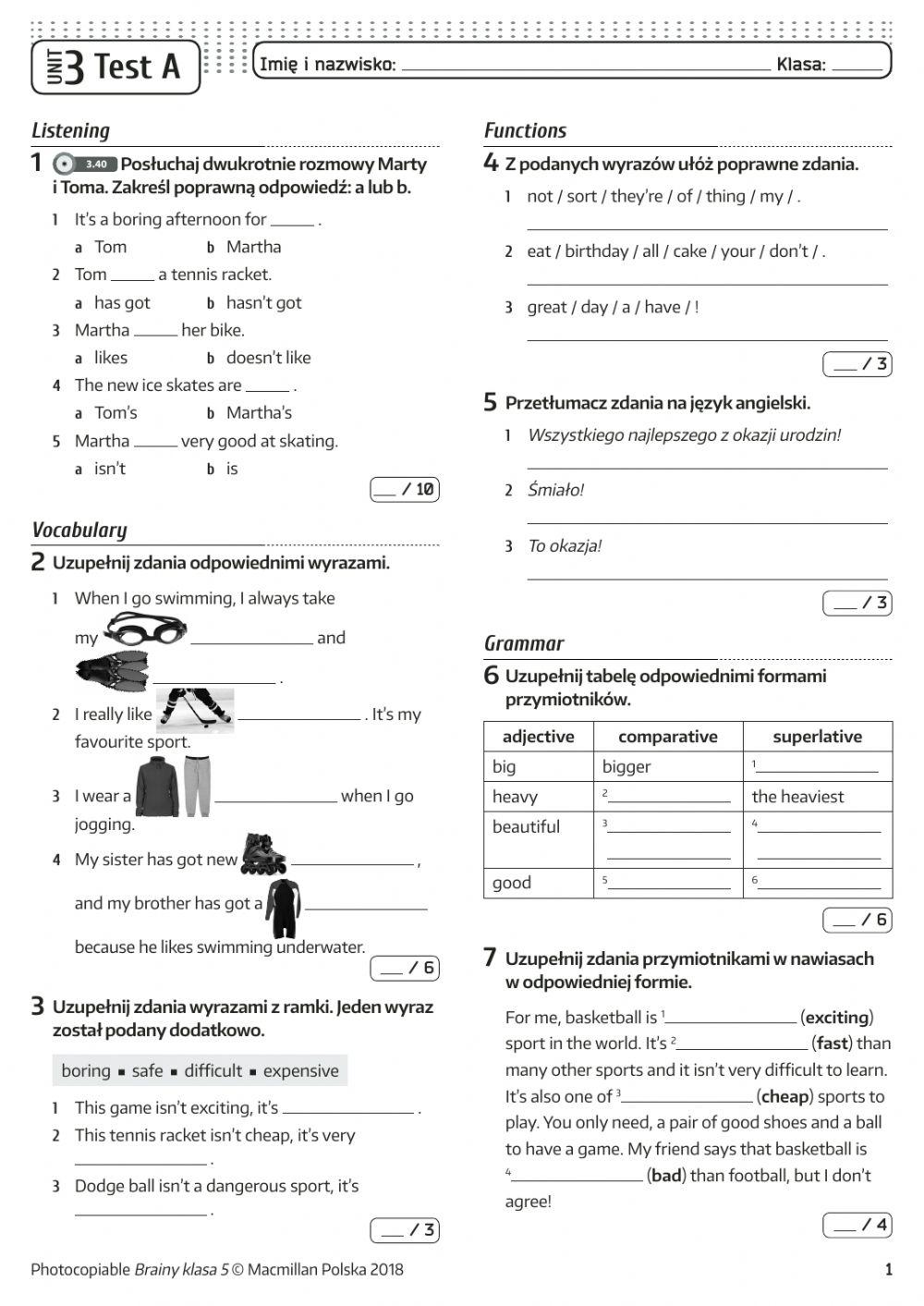 4557069 Klasa 5 Unit 3 Jolastyranka LiveWorksheets 4557069-klasa-5-unit-3-jolastyranka-liveworksheets