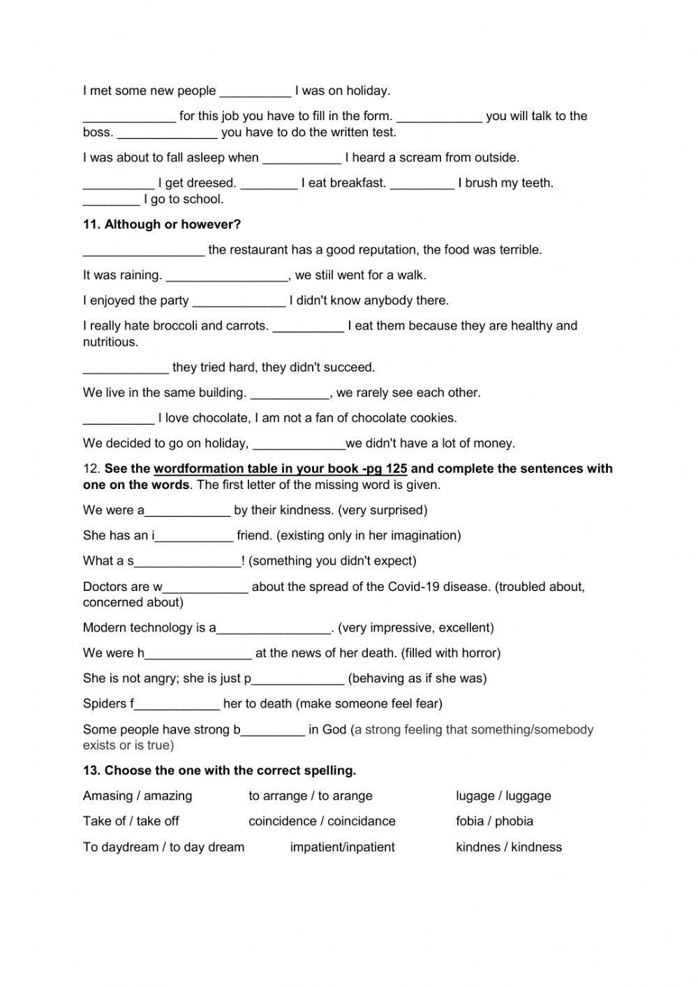 Messages 4, Module 1-2 Vocabulary mock test