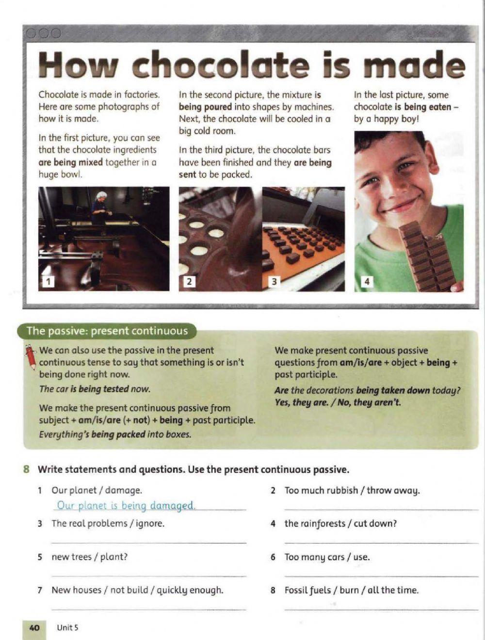 Passive Voice - Present Continuous