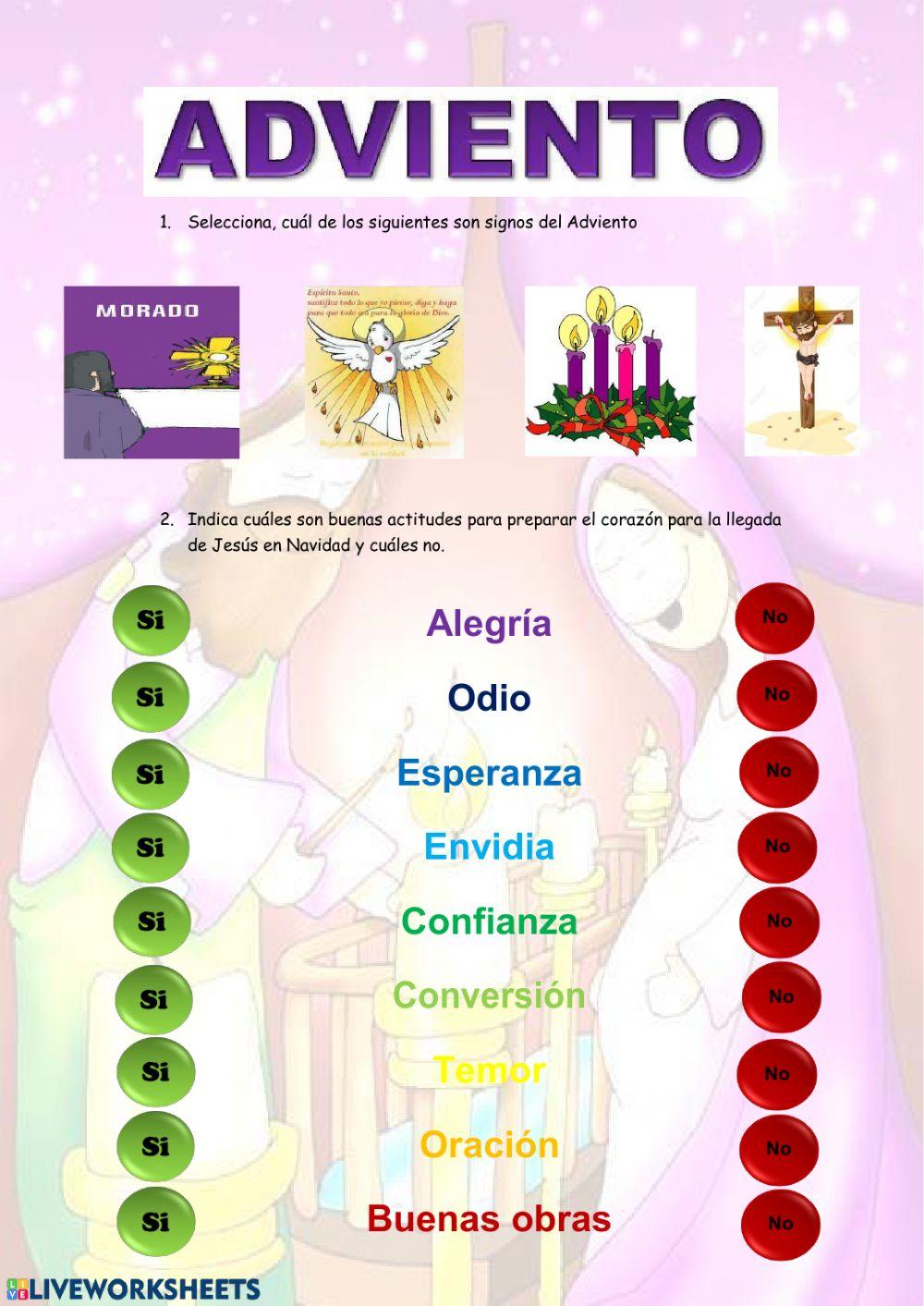 Navidad free worksheet | Live Worksheets