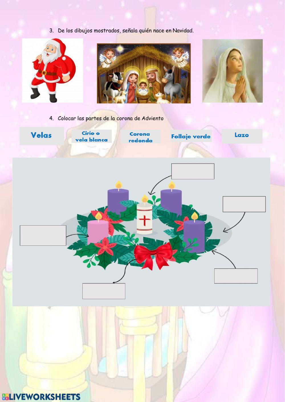 Navidad free worksheet | Live Worksheets