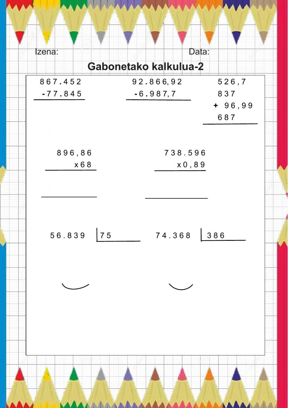 Gabonetako kalkulua-2 Gabonetako kalkulua-2