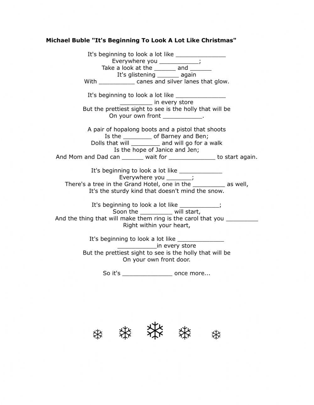 It's beginning to look a lot like christmas