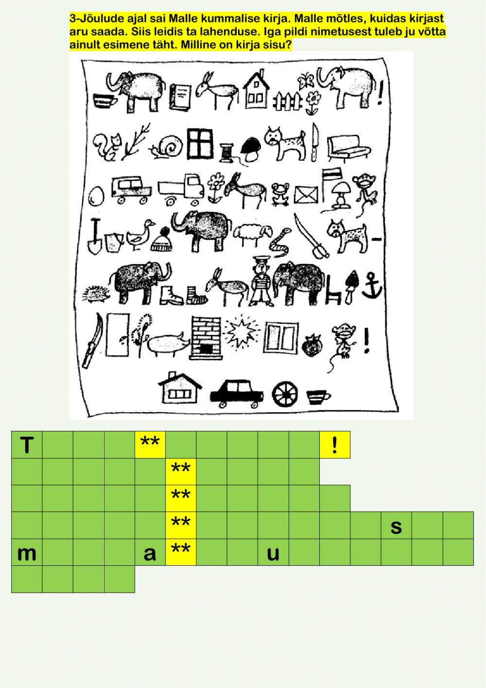 JÕULUSÕNAD.SALAKIRI