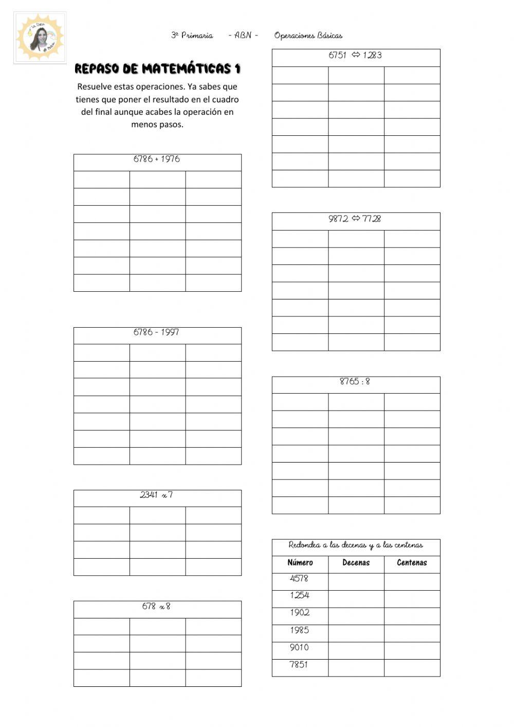 Abn operaciones básicas