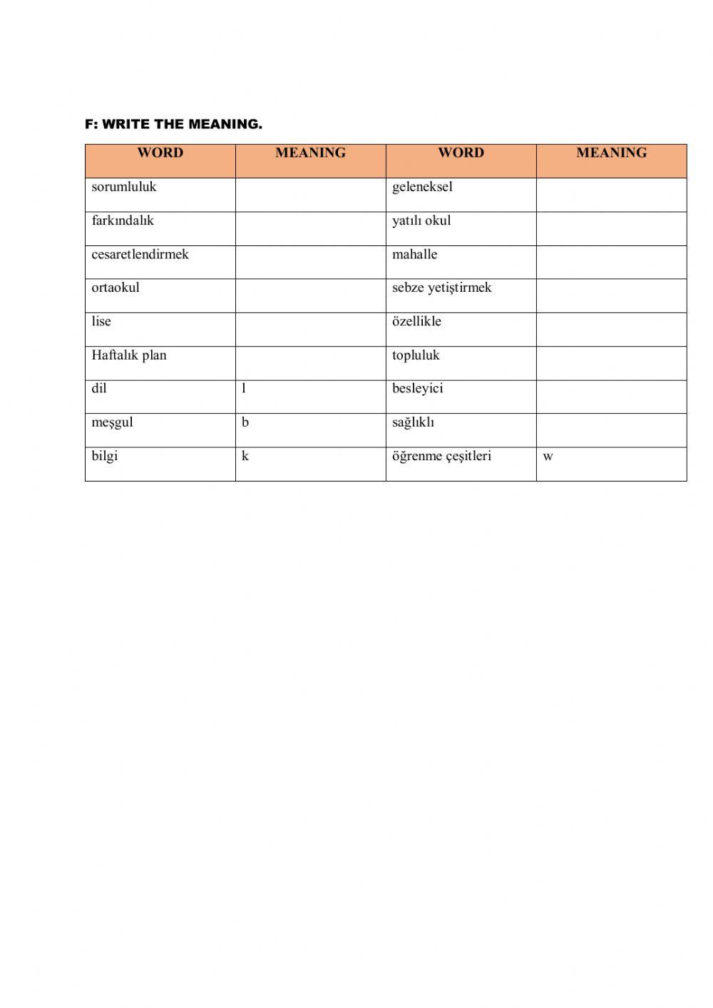 Simple present tense 9-A