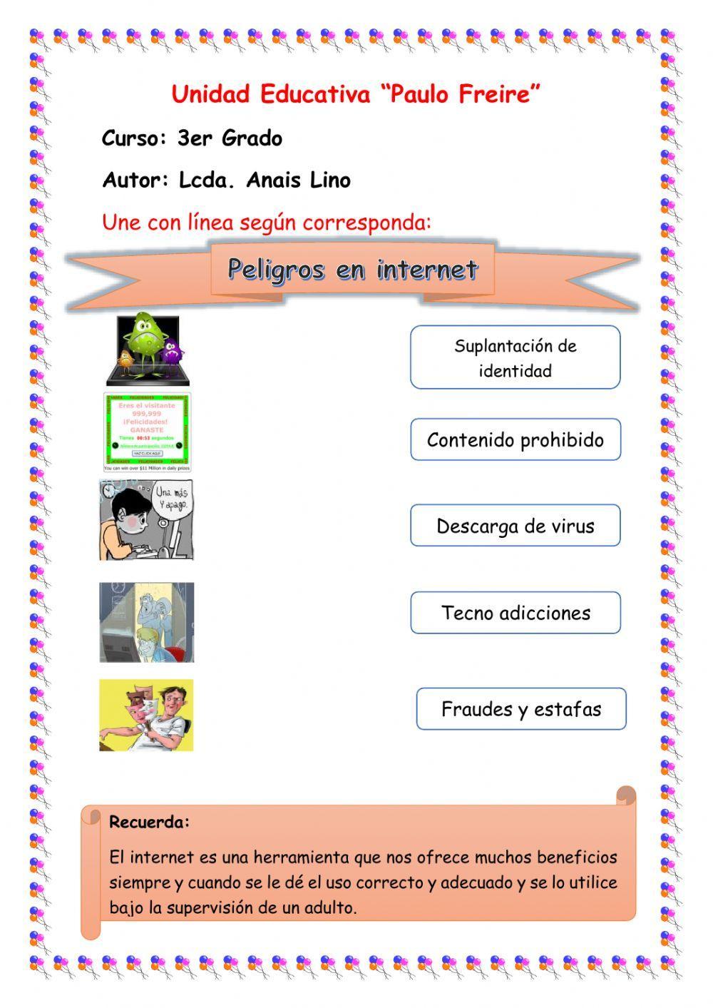 Peligros del internet
