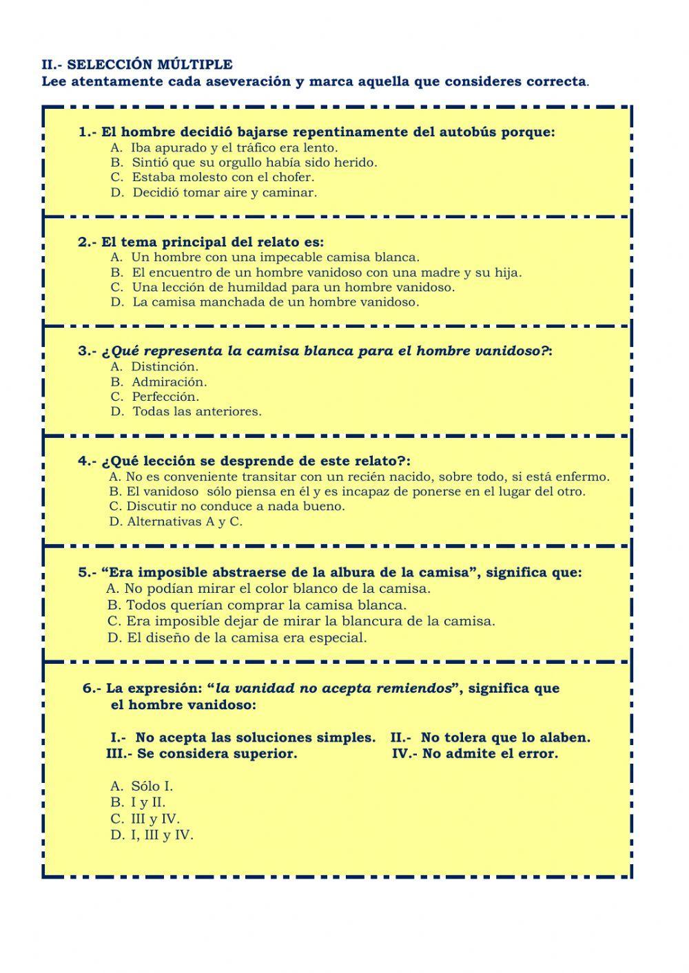Lectura Comprensiva- Microrrelato Lectura Comprensiva- Microrrelato