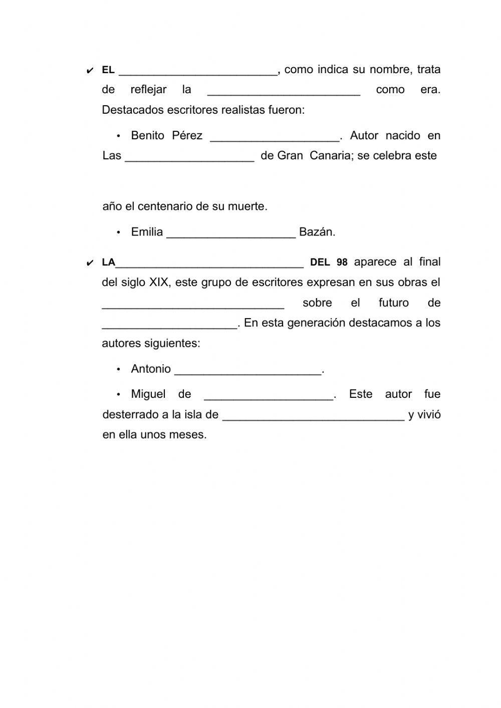La cultura del siglo XIX en España