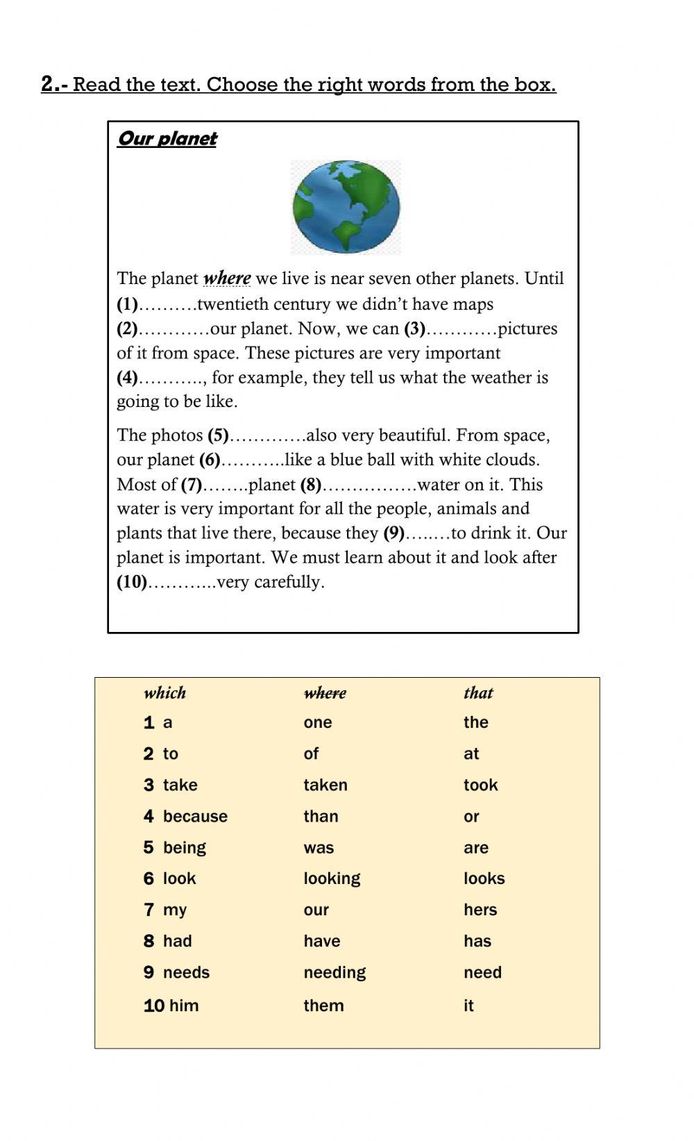 Grmmar, Reading and Writing