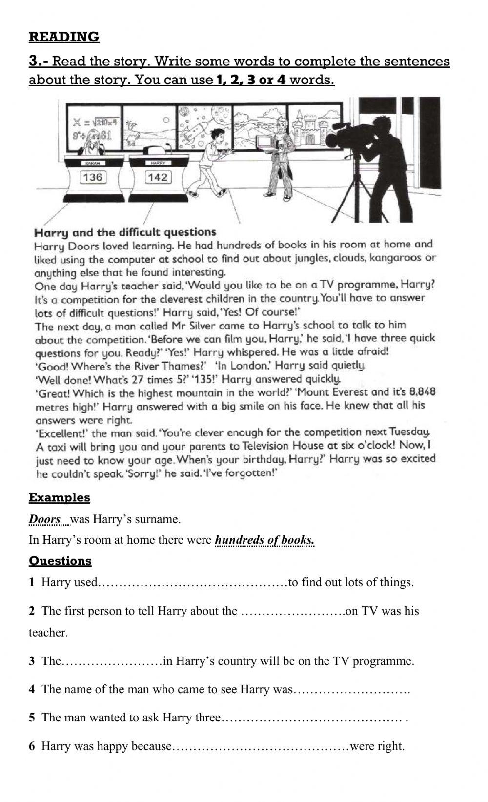 Grmmar, Reading and Writing