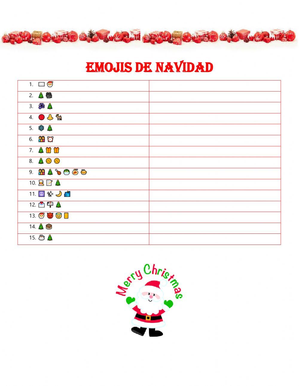 Christmas Emojis Christmas Emojis