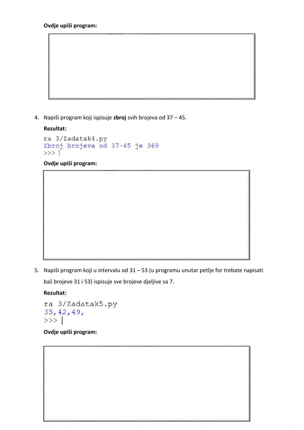 Python 7 - provjera i rad na računalu