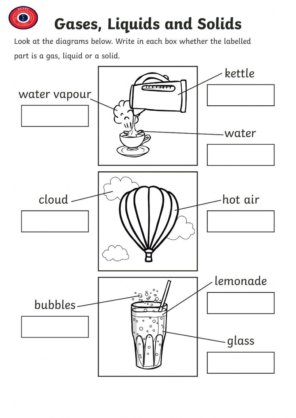 Year 2 Solid,liquid and gas