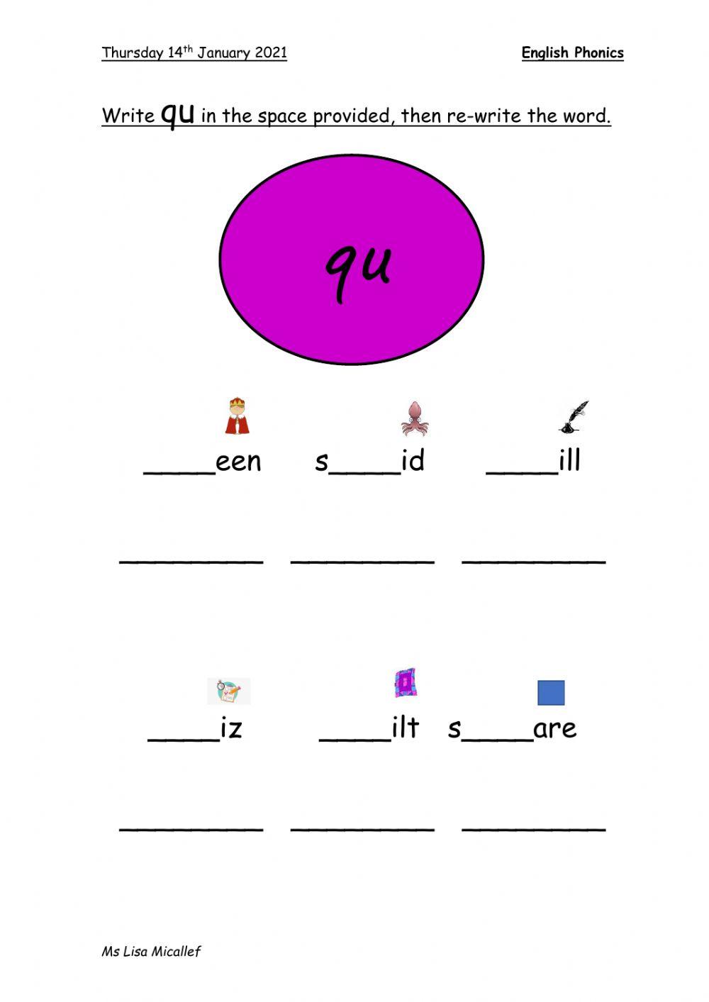 Consonant Digraph CK